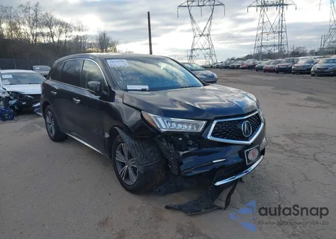 2019 Acura Mdx Standard z USA, uszkodzony, nr VIN 5J8YD4H38KL004930